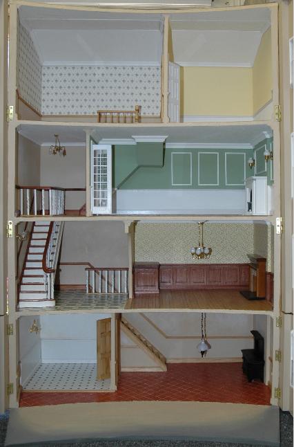 Bath dollshouse interior
