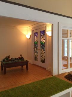 deco dollshouse stained glass doors