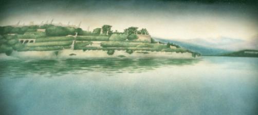 Italian vista backdrop